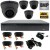 8mp Varifocal dome cctv camera system uhd / 4k / 1080p