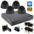 5Mp Security Camera System with 4 x Hd Dome Cameras & 1Tb Dvr