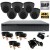8Mp Dome Camera CCTV System with six Cameras - 8Mp / 4K