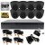 8Mp Security Camera System with 8 Dome Cameras