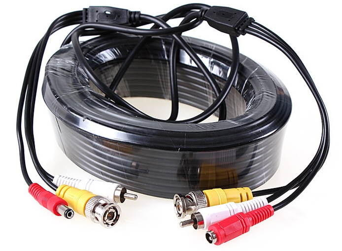 20 Meter Power Signal Audio Cable for CCTV Camera