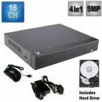 16 channel 8MP dvr recorder, 4 in 1